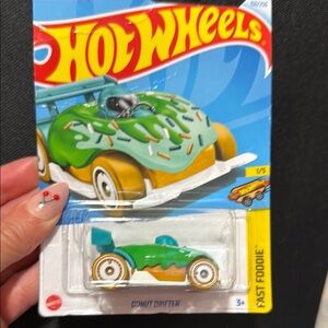 Green Retro Hot Wheels Car with Fantasy Design